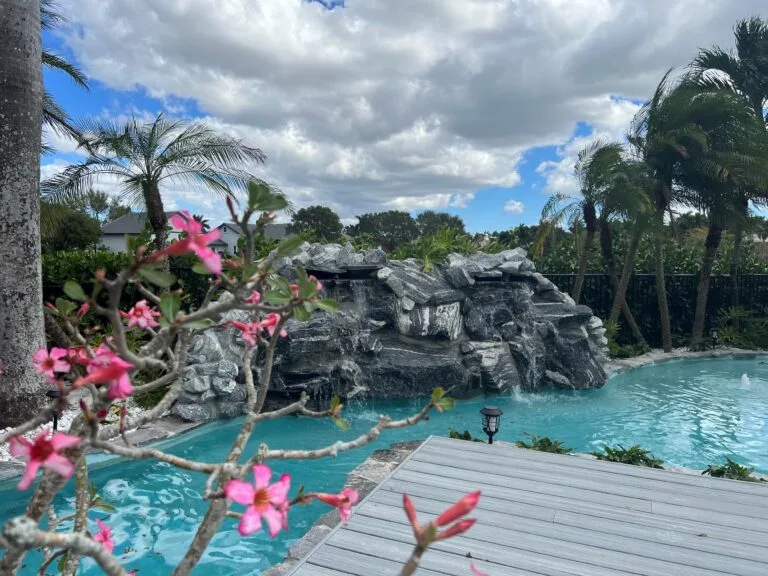 Natural Rock Fountain Construction