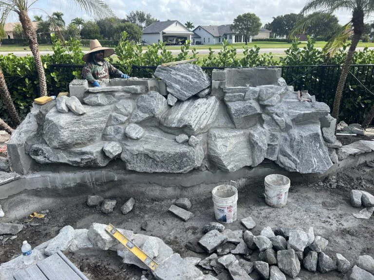 Manual Labor to do the Fountain and Coping