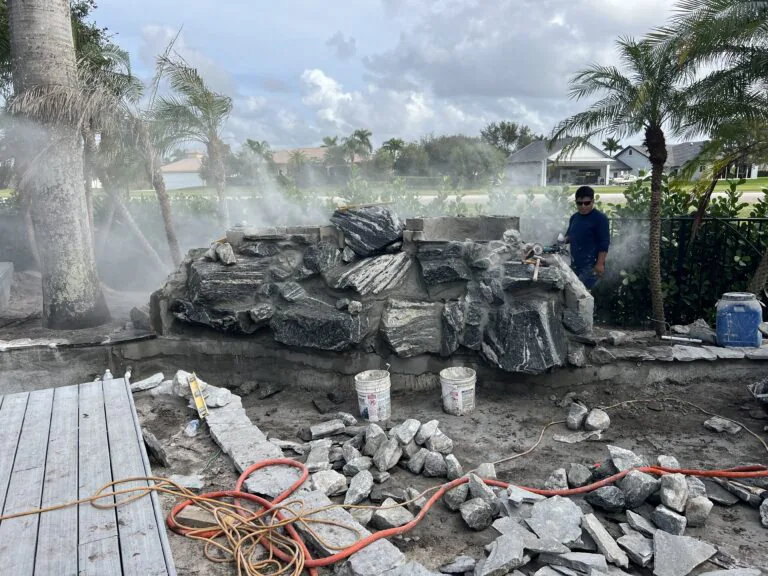 Manual Labor to do the Fountain and Coping