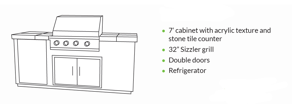 Outdoor kitchen